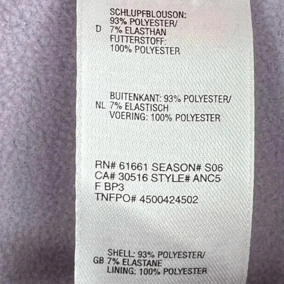 The‎ North Face TKA Stretch Flight Series Full Zip Jacket-Purple/White(Small) - Picture 13 of 14